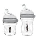 Conjunto de Mamadeiras de Vidro 125ml e 180ml - 3ª Geração