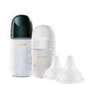 Conjunto de Mamadeiras PIGEON de Vidro com Revestimento de Silicone 160ml 240ml