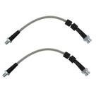 Conjunto de mangueira de freio TRQ Rear Stainless Steel Performance