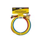 Conjunto de Mangueiras CPS HP5NG 1,5m Kit com 3 para Recarga de Refrigerante