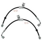 Conjunto de Mangueiras de Freio Dianteiras TRQ para Dodge Journey 2009-2020