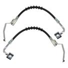 Conjunto de mangueiras de freio TRQ Front compatível com 98-02 Ford Crown Victoria Town Car Grand Marquis