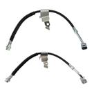 Conjunto de mangueiras de freio TRQ Front compatível com Buick Lucerne Cadillac DTS 2006-2011