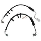 Conjunto de mangueiras de freio TRQ Front compatível com Ford E-150 2003 Conjunto de mangueiras de freio TRQ Front compatível com Ford E-150 2003