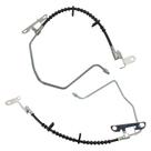 Conjunto de mangueiras de freio TRQ Rear compatível com Chrysler Dodge