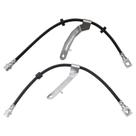 Conjunto de mangueiras de freio TRQ Rear compatível com Ford Escape 2005-2007