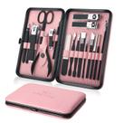 Conjunto de Manicure Keiby Citom Professional - 18 Peças Rosa