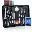 Conjunto de manicure MarQus, kit de higiene de 12 peças, estojo de couro
