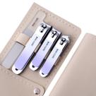 Conjunto de Manicure Unissex de Luxo Inox_Estojo Branco - Smactudo