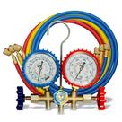 Conjunto de Manifold Profissional EOLO com Mangueira de 90cm para os gases R410A, R22, R407C