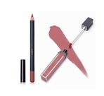 Conjunto de maquiagem com batom líquido fosco e delineador labial 7mL