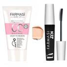 Conjunto de maquiagem Farmasi CC Cream 50mL + Máscara Zen 8mL