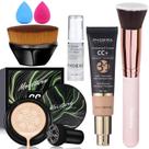 Conjunto de maquiagem Hilareco Air Cushion CC Cream com pincel e primer