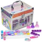 Conjunto de maquiagem Townley Girl Hello Kitty & Friends com estojo de trem