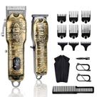 Conjunto de Máquinas de Cortar e Aparar Cabelo Suttik Barber Professional Conjunto de Máquinas de Cortar e Aparar Cabelo Suttik Barber Professional