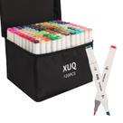 Conjunto de Marcadores Artísticos XUQ 120 Cores com Duas Pontas à Base de Álcool