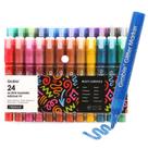 Conjunto de marcadores de tinta acrílica Glitter Grabie 24 Extra-Fine Tip Conjunto de marcadores de tinta acrílica Glitter Grabie 24 Extra-Fine Tip