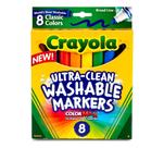 Conjunto de marcadores para colorir Crayola lavável em 8 cores conjunto de 2