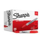 Conjunto de marcadores permanentes Sharpie Fine Tip Red 36 unidades