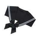 Conjunto De Marinheiro Elegante Com Xale Moderno E Laço Decorativo, Toque Delicado E Qualidade