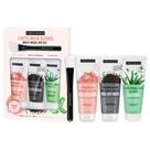 Conjunto de máscaras faciais Freeman Exotic Blends com escova de silicone, 4 peças