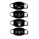 Conjunto de máscaras faciais Funny Cute Face Expression, reutilizável e lavável