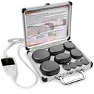 Conjunto de massagem Hot Stones AINCLY Basalt, 10 unidades com kit aquecedor