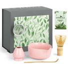 Conjunto de Matcha UOOLAA 5 Peças Tigela de Cerâmica Rosa 550 ml Conjunto de Matcha UOOLAA 5 Peças Tigela de Cerâmica Rosa 550 ml
