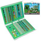 Conjunto de materiais de arte e lápis de cor Minecraft para crianças de 4 a 12 anos