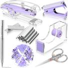 Conjunto de material de escritório Kit de acessórios de mesa Outus Acrylic Purple