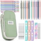 Conjunto de material escolar Nicpro 39 unidades com estojo para canetas, marcadores e canetas