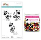 Conjunto de matrizes de corte e enfeites Spellbinders Steamboat Willie