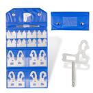 Conjunto de medidores de raio Camoo 25 peças de 0,4-12,7 mm com suporte 3602-5021