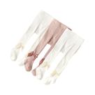 Conjunto De Meias Calças De Algodão Para Meninas Com Laço De Princesa Para Primavera E Outono,