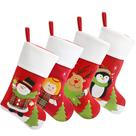 Conjunto de meias de Natal BSTAOFY Soft Santa Claus Animals x4