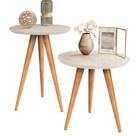 Conjunto de Mesa Apoio e Mesa Lateral Duplo Classic