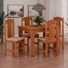 Conjunto De Mesa Arauna Estilo Com 4 Cadeiras