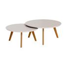 Conjunto de Mesa Classic Centro Redonda - Off White