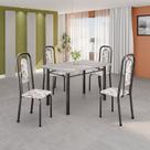 Conjunto de Mesa com 4 Cadeiras Lara