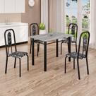 Conjunto de Mesa com 4 Cadeiras Lívia