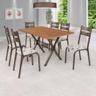 Conjunto de Mesa com 6 Cadeiras Luna
