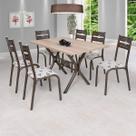 Conjunto de Mesa com 6 Cadeiras Luna