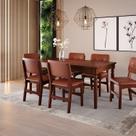 Conjunto de Mesa com 6 Cadeiras Sabrina