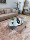 Conjunto de Mesa de Centro Espelhada Paris