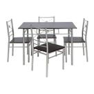 Conjunto de Mesa de Jantar Brasilia Wengue
