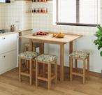 Conjunto De Mesa Dobrável Com 4 Bancos Romana