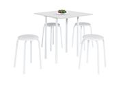 Conjunto de Mesa Dobrável com 4 Banquetas Expert