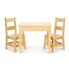 Conjunto de mesa e 2 cadeiras Melissa & Doug Solid Wood