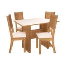 Conjunto de Mesa Evora com 4 cadeiras