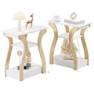 Conjunto de mesa final FROMJBEST com estação de carregamento branca (2)